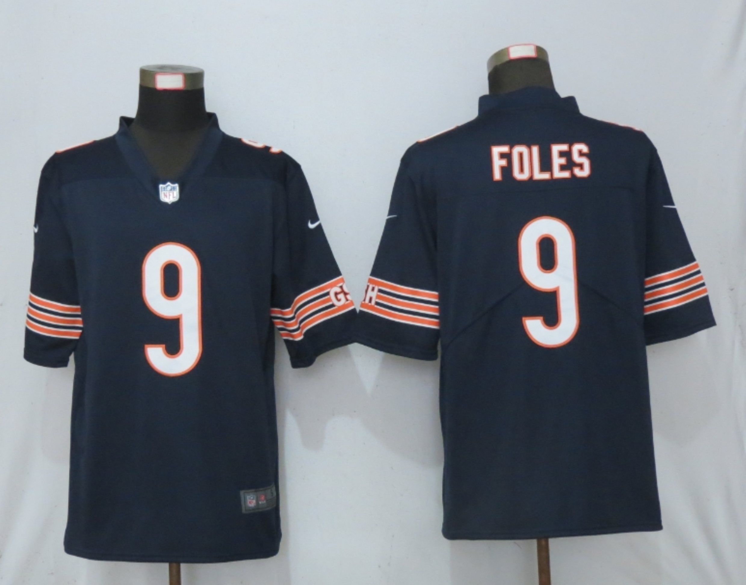 Men Chicago Bears #9 Foles Blue 2020 Vapor Untouchable Limited Player NFL Jersey->chicago bears->NFL Jersey